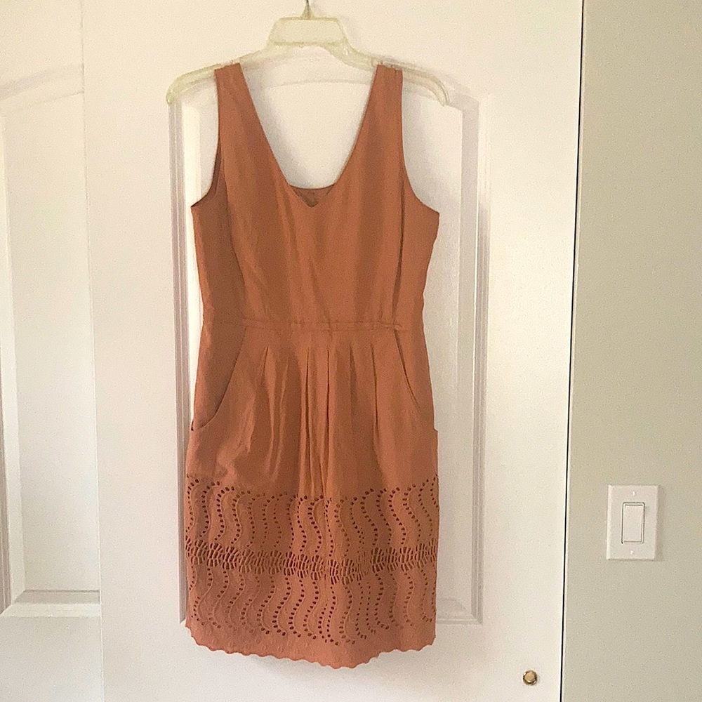 JCrew dress, peach